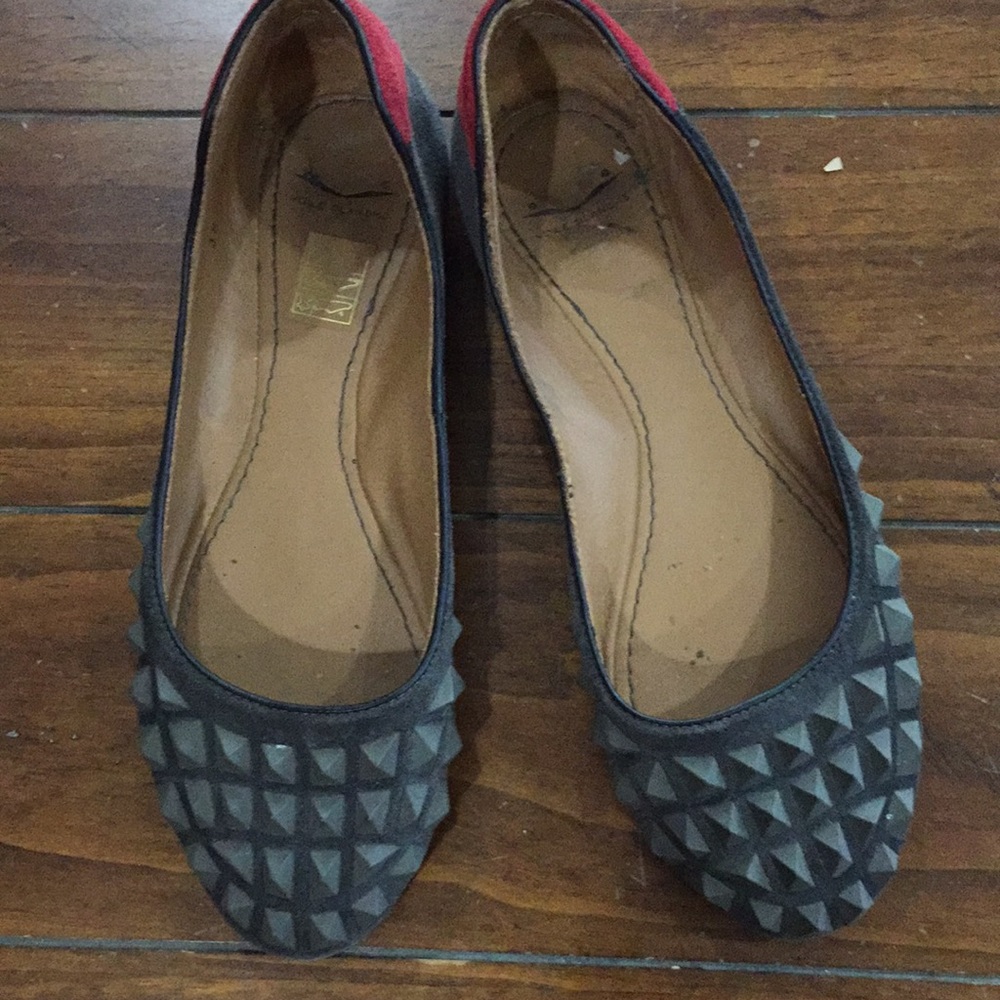Voile Blanche suede flats (sz 38)